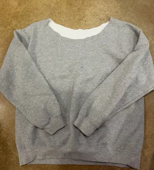 off the shoulder sweatshirt Gray Size M thumbnail 1