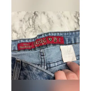 Mudd Y2K Vintage 90s Women’s Light Wash denim Blue BootCut Jeans size 3 cotton thumbnail 4
