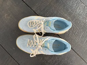 Adidas Gazelle Sneakers blue platform 8.5 thumbnail 2