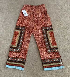 Zara Bohemian‎ Style Pants thumbnail 1