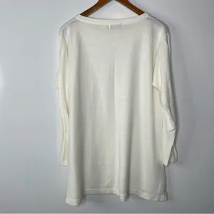Victoria’s Secret Gold Label Cream Cable Knit Sweater Tunic Medium‎ thumbnail 2