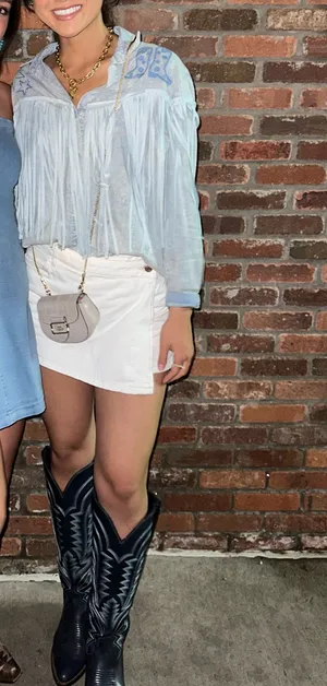 Fringe Button Down Blue thumbnail 2