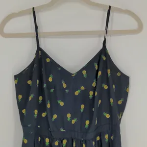 J. Crew Women's Size 6‎ Navy Pineapple Dress Fully Lined Rear Zip Pockets Lined thumbnail 2