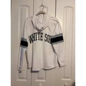 4Her by Carl Banks White Sox MLB Lace Up Hoodie‎ Sweatshirt XL thumbnail 8