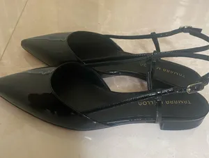 Tamara Mellon Oasis x D'Ascoli Sandals Leather Silk Ankle Wrap thumbnail 1