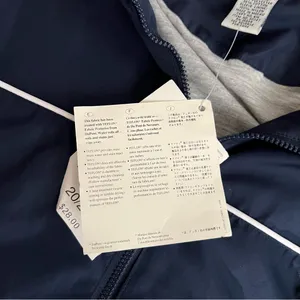 New Women’s Sears Classic Elements Navy Blue Zip Windbreaker Vintage Jacket 20 thumbnail 6