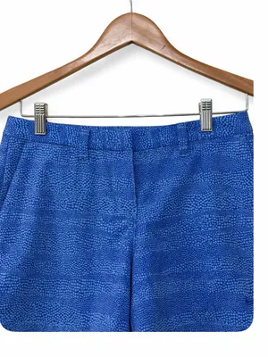 Nike Golf Women’s Dri-Fit Blue Geometric Print Shorts Size 2 thumbnail 9
