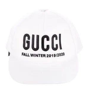 Gucci Fall Winter 2019/2020 Embroidered Logo Adjustable Baseball Cap Hat thumbnail 1