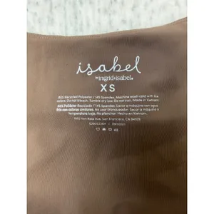 Isabel Maternity Side Slit Midi Active Dress Taupe‎ Brown XS 029-05-2364 thumbnail 6