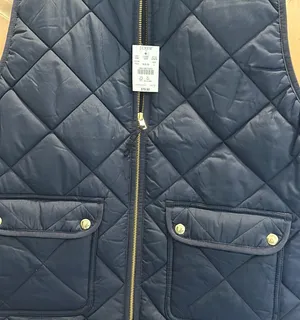 NWT Jcrew Navy Quilted Vest thumbnail 2