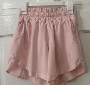 Lululemon Track That Shorts‎ Sz 2 Pink Strawberry Milkshake 5" Running Jogging thumbnail 1