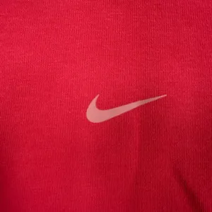 Nike Medium Sweatshirt Dri-FIT Cropped Mesh Panel FB5246-648 Pink Red Activewear thumbnail 4