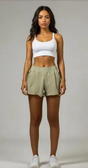 Women's The North Face Shorts XL Green thumbnail 1
