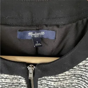 Madewell Black & White Tweed Weave Shift Dress Size 2 thumbnail 4