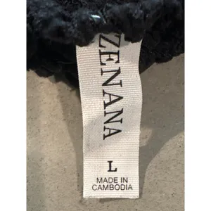 Zenana Black Lace Ruffle Cami Top Sleeveless Blouse Women's‎ Size L thumbnail 5