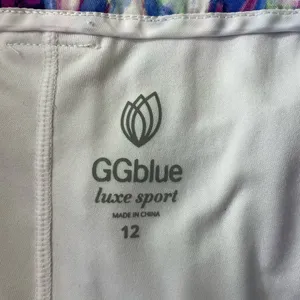 GGblue Skort Luxe Sport Golf Tennis Pickleball Skirt w Shorts - Sz 12 💚🎀 thumbnail 11