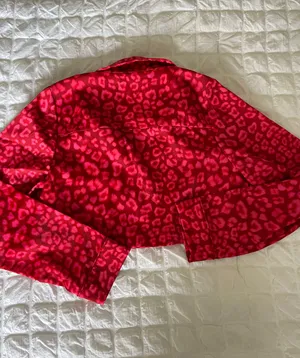 Good American Red Satin Pjs In Leopard thumbnail 15