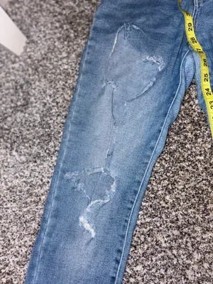 Aeropostale Women's Super High-Rise Distressed Skinny Jeans - Light Blue thumbnail 3