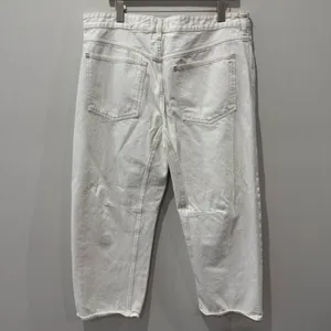 Madewell Sz 32 The Darted Barrel-Leg Jean in Vintage Canvas Rigid‎ thumbnail 4