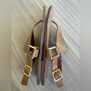 Tory Burch Tan Leather Sandals thumbnail 4