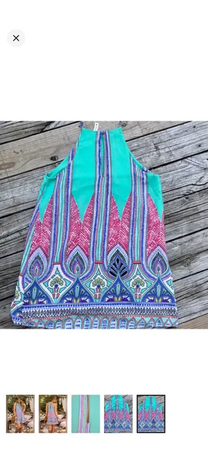 Tyche Too Tulip For You Boho Dress sz M thumbnail 3