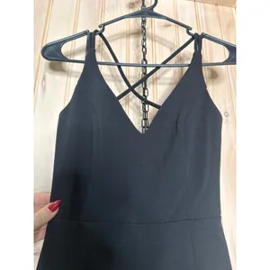 NWT Lulus All This Allure Black Strappy Backless Midi Dress Party Open Back XS thumbnail 5