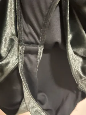 Banana republic emerald green velvet, bodysuit, long sleeve thumbnail 6