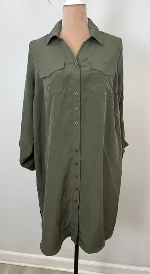 Motherhood Maternity Olive Green‎ Dress thumbnail 1