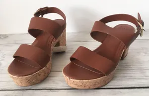 Corky Heels, Size 7 Brown thumbnail 2