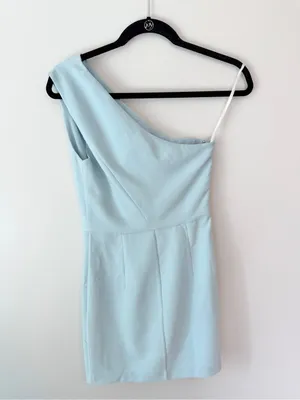 Michael Costello X Revolve  Ava Mini Dress Blue Small thumbnail 4