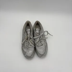 Reebok Shoes Womens 7.5 Classic Casual Sneakers Silver Leather Lace Up BD5757 thumbnail 5