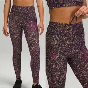 Lululemon Wunder Train High-Rise Tight 28" Topography Multi Purple Pink 12 thumbnail 2