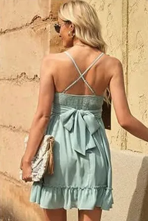 Amazon Mint Green Flowy Dress thumbnail 2