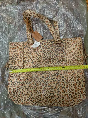 Neiman Marcus Leopard Print Large Tote Bag Women’s Brown New With Tags thumbnail 6