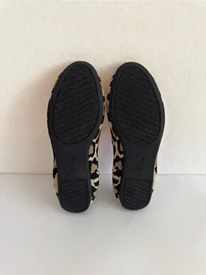 Rothy’s The Almond Toe Loafer Retired Desert Cat Leopard Print Knit Flats 5.5 thumbnail 7