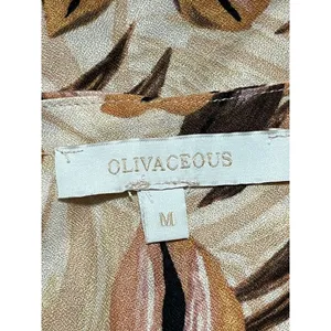 Olivaceous Midi-length Floral Print Tank Dress, Sleeveless, Size Medium‎ thumbnail 3