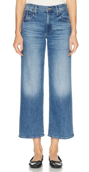 NWT Mother Mid Rise Maven Ankle in All Your Eggs in One Basket Crop Jeans 28 thumbnail 1