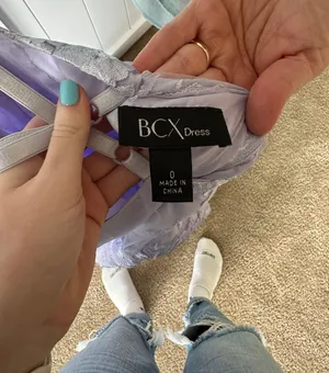 Purple Prom Dress Size 0 thumbnail 6