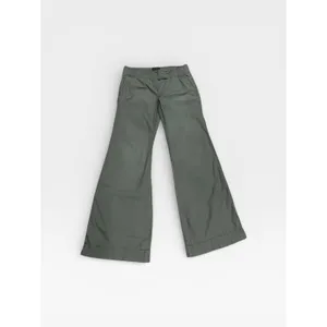 The Limited Lowrise Boho Flare Wide-leg Cotton Khaki Pants thumbnail 2