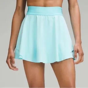 LULULEMON Court Rival Tennis Skort in Cyan Blue Sz 4 thumbnail 1