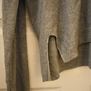 BP. grey v-neck ribbed sweater thumbnail 3