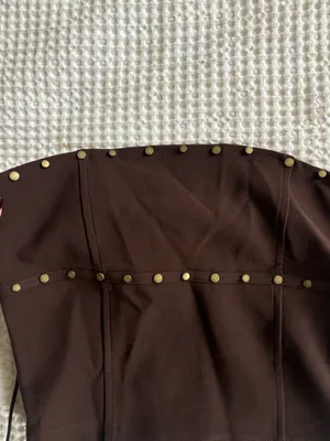 NWT Edikted Darcy Studded Lace Up Corset medium thumbnail 3