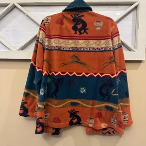 Lake Matley fleece jacket no size tag.‎ See pics for measurements. Aztec thumbnail 5