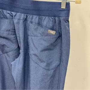 Figs Women’s Scrubs Jogger E.A.C Heathered Denim Big Sky W20SW2009‎ XS thumbnail 7