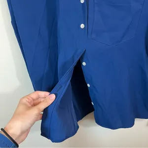 Amanda Uprichard NWT Leslie Blouse in Blue Women’s Size Small MSRP $268‎ thumbnail 8