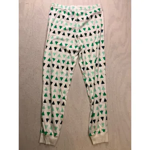 Primary‎ Pajama Pants Unisex Medium White Green Organic Cotton Tree Print thumbnail 8
