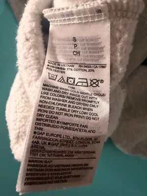 GAP x DOEN Logo Sweatshirt Gray Size Small thumbnail 6