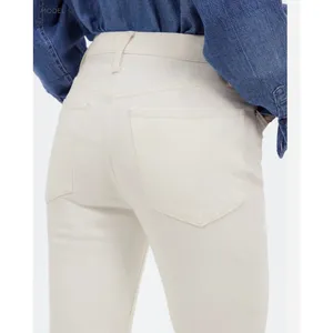 Madewell The Perfect Vintage Jean Womens 24 Tile White‎ Raw Hem High Rise Denim thumbnail 3