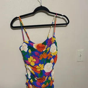 WeWoreWhat Ronnie Dress‎ Abstract Floral Size XS thumbnail 3