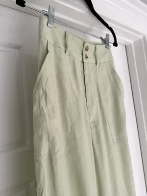 Antonio Melani High Rise Wide Leg Linen Blend Trousers NWT - size 0 thumbnail 5